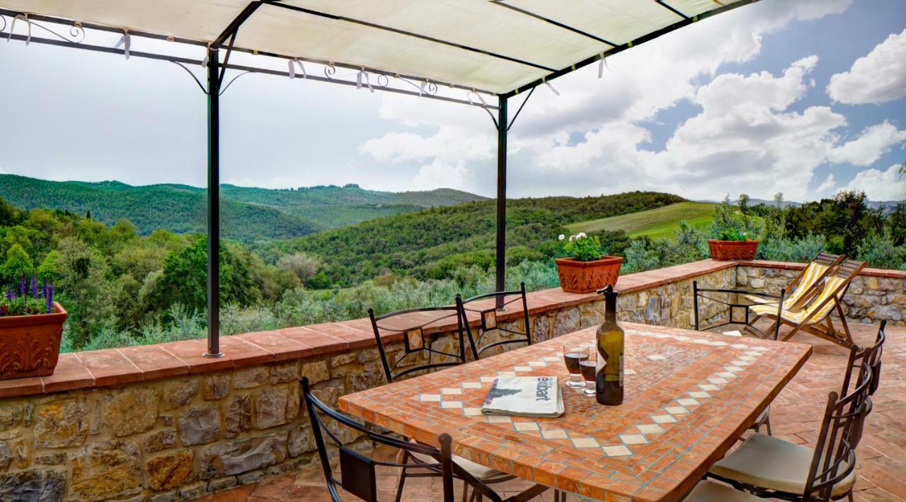 Villa Campo Al Sole Gaiole in Chianti Exterior foto